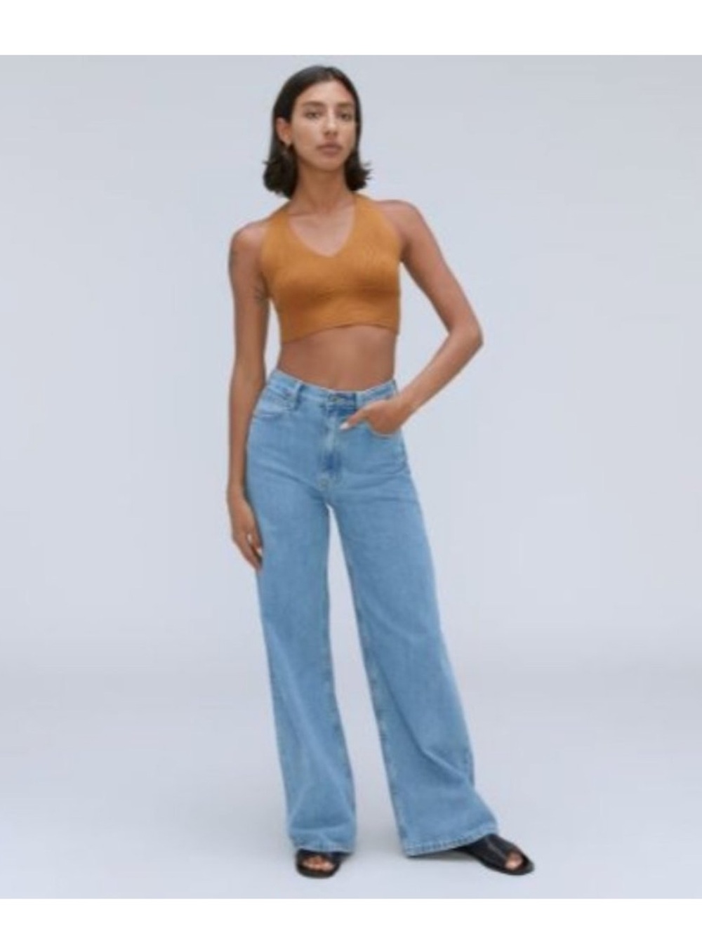 Everlane The Baggy Wide Leg High-Rise Jeans size 28
